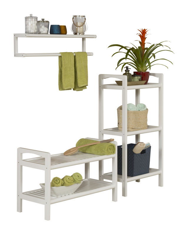 New Ridge Home Goods Abingdon Solid Wood Storage Bench & Reviews Wayfair